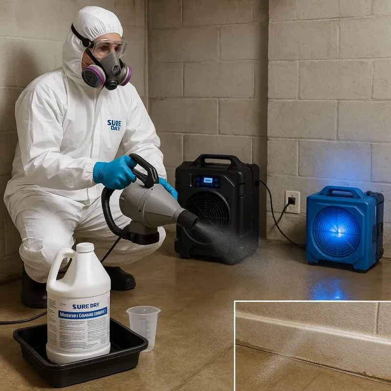 Sanitization and Odor Removal process in Elm Creek, TX